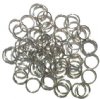 100 10mm Nickel Plated Split Rings